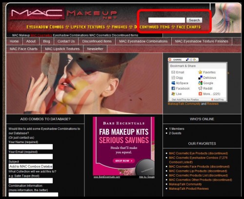 www.MacMakeup.net New Custom Search Engine