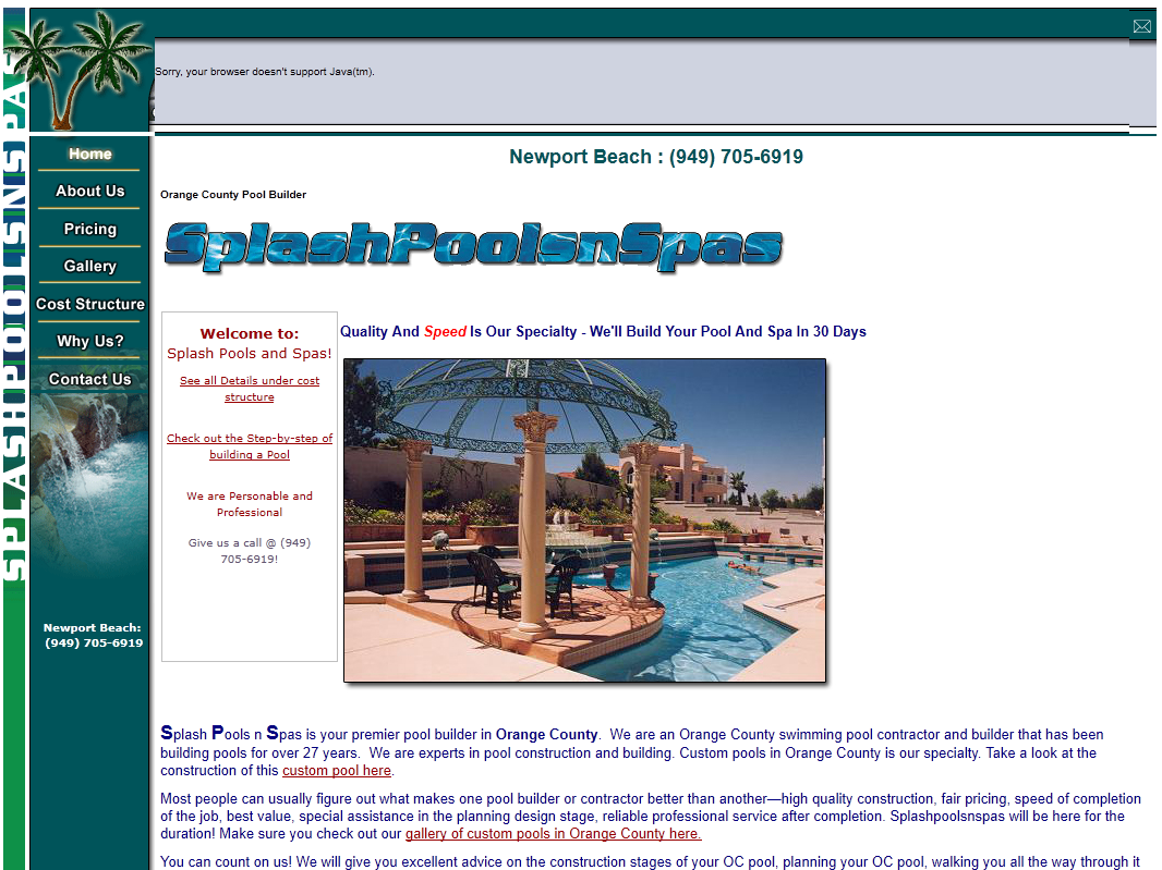 splashpools Webdesign Testimonials