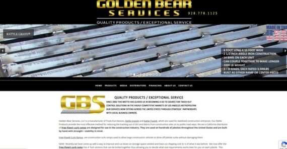 Golden Bear Services website